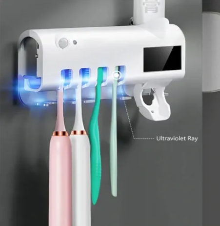 Dispensador y Esterilizador Cepillos UV