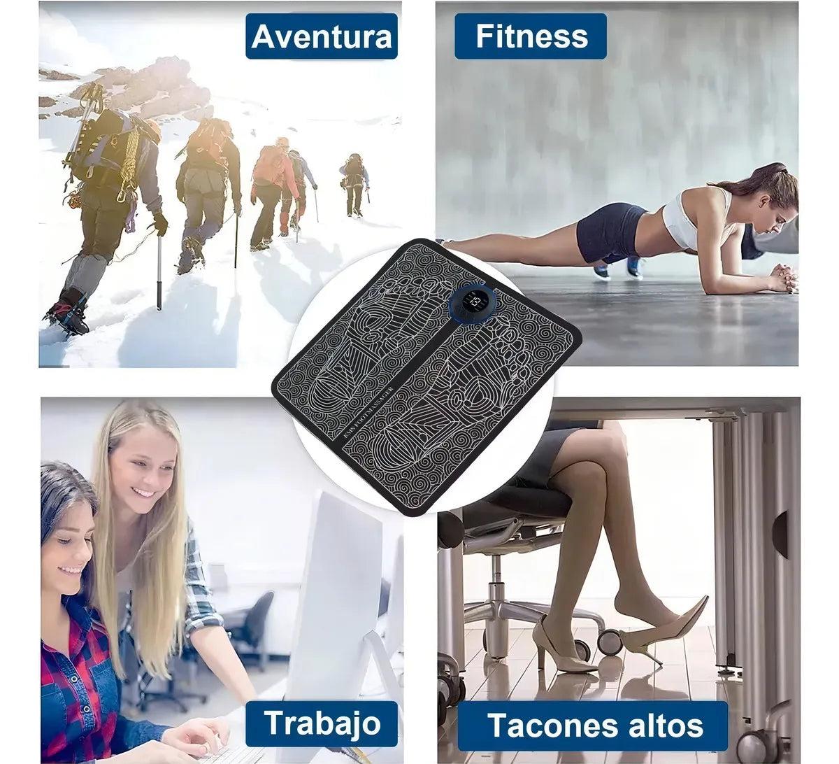 Masajeador Pies Y Cuerpo Recargable Spa