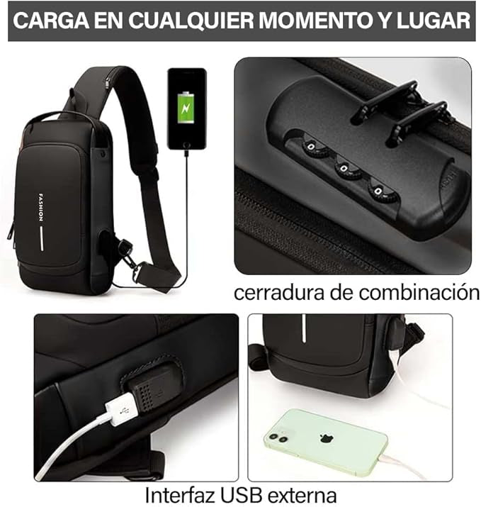 MOCHILA ANTIRROBO