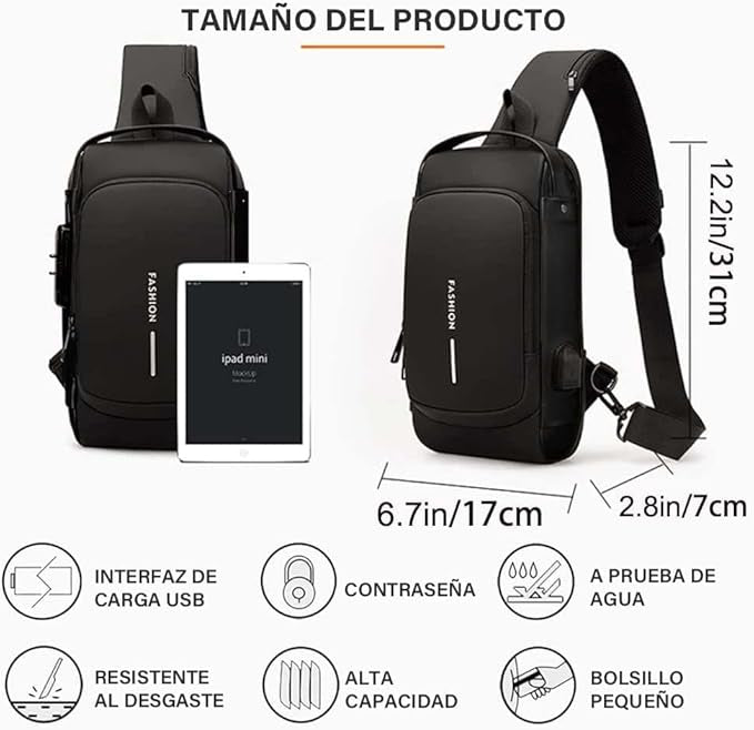 MOCHILA ANTIRROBO